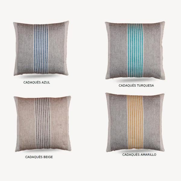 cojín Cadaques 2 caras 45*45 cm. (ELEGIR COLOR