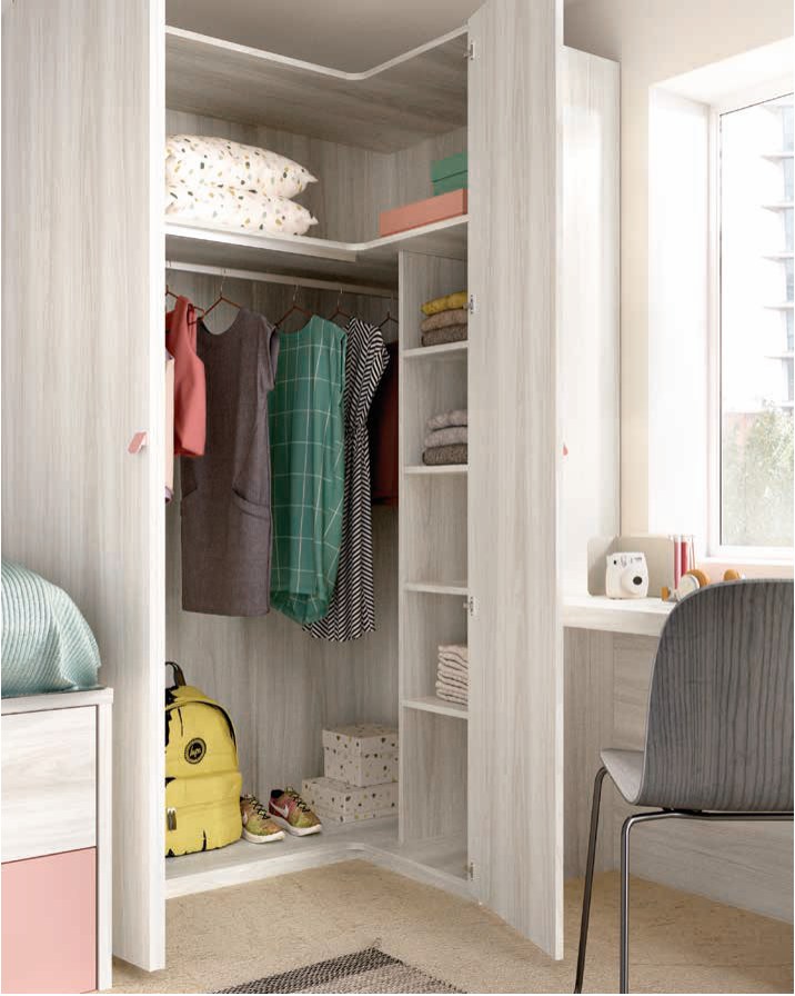 Dormitorio juvenil compacto C108