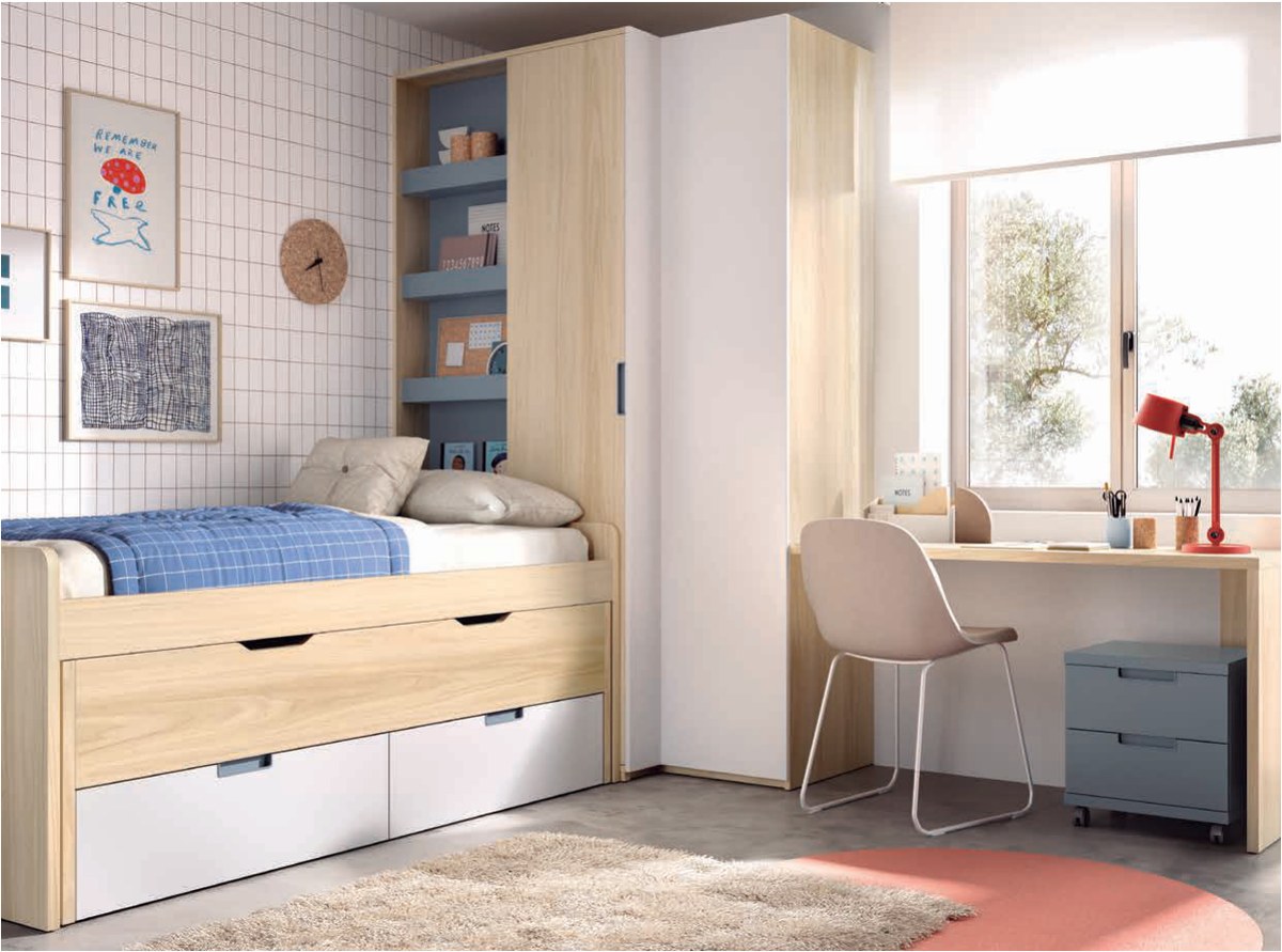 Dormitorio juvenil compacto C112