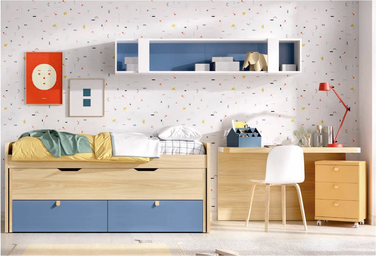 Dormitorio juvenil compacto C123